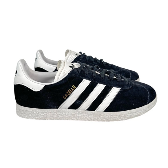 adidas Other - ADIDAS Gazelle Classic Shoes in Iconic Core Black / White / Gold Metallic